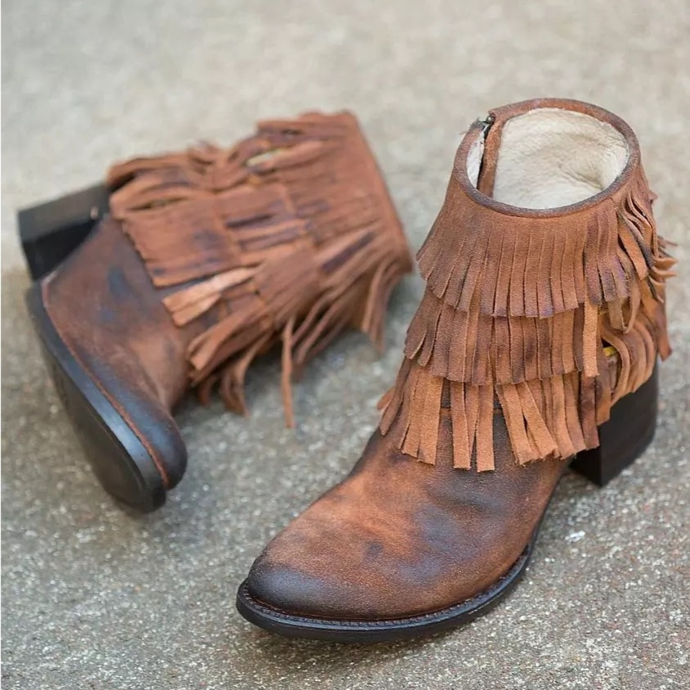Freebird Belle Boots Tan Suede